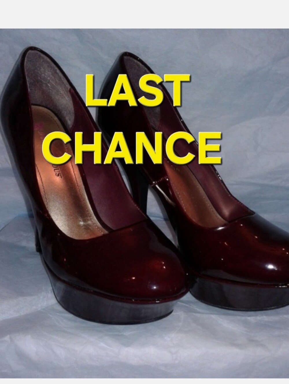 👠 JustFab 'Vanessa' Burgundy Stiletto Heels 👠